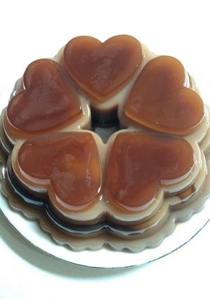 Foto resep Puding jelly kopi cappucino