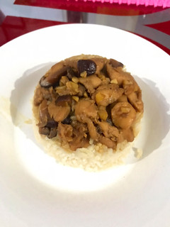 Foto resep Nasi Tim Ayam Jamur Rice Cooker