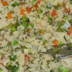A picture of Vegetable Rava Upma easy tiffin recipe.