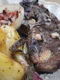 Costeletas / Costillas de Cordero Patagónico al horno con verduras