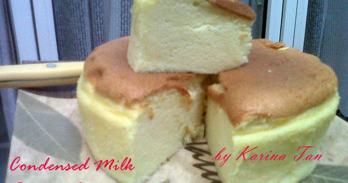 Resep Condensed Milk Sponge Cake oleh Karina Cookpad