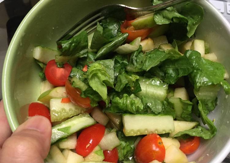 Resep Super Simple Salad Bikin Ngiler