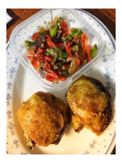 Foto resep Ayam goreng & tumis cabe bawang #BikinRamadanBerkesan