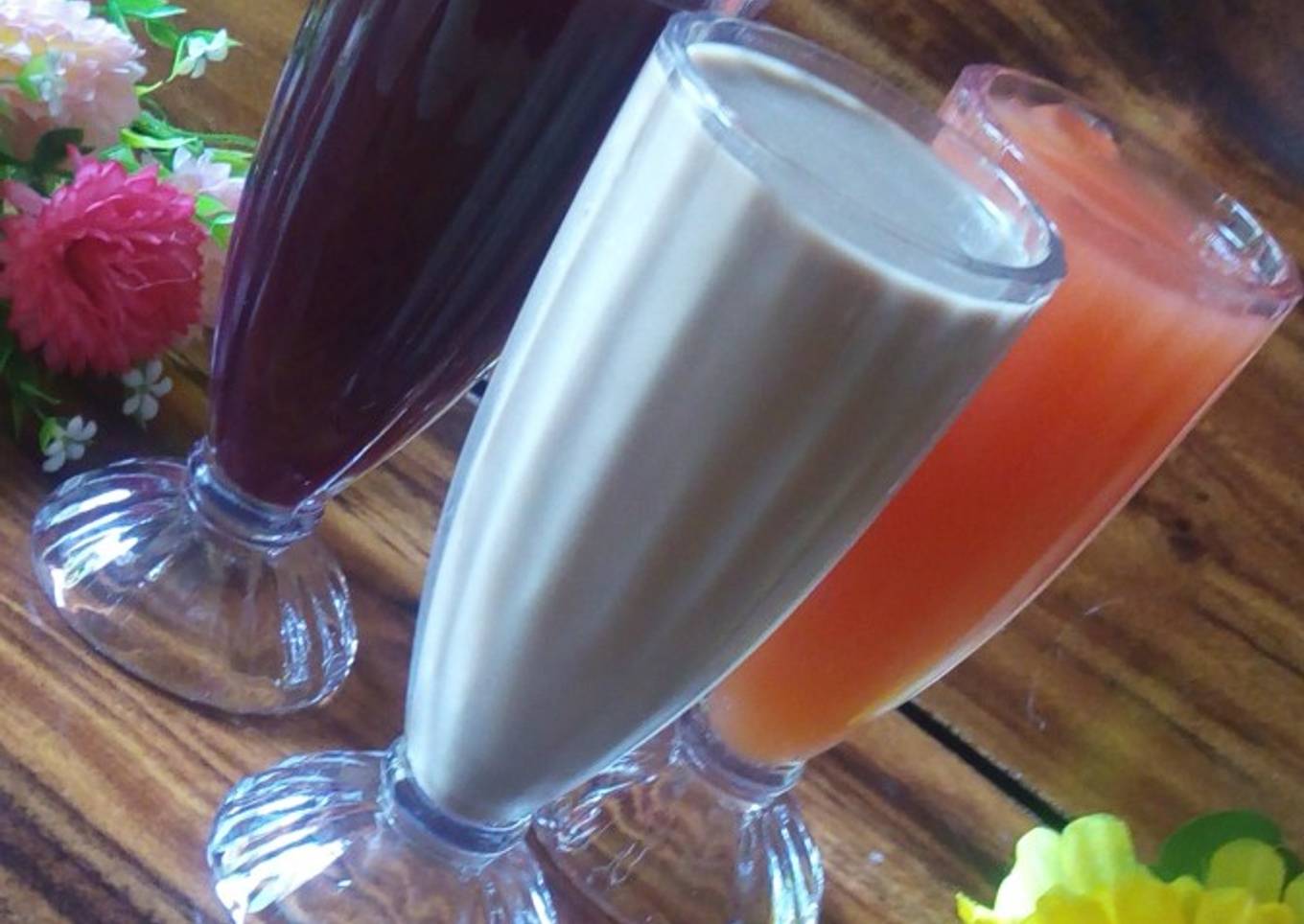 Tigernut, watermelon and zobo drinks