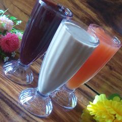 A picture of Tigernut, watermelon and zobo drinks.