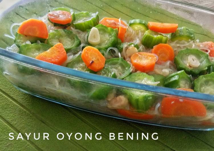 Sayur oyong bening (menu diet)