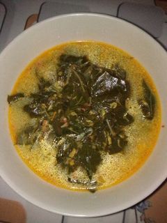 Foto resep Daun singkong bumbu kuning