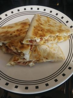 A picture of Chicken Bacon Ranch Quesadilla.