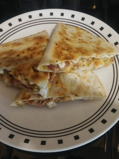 A picture of Chicken Bacon Ranch Quesadilla.