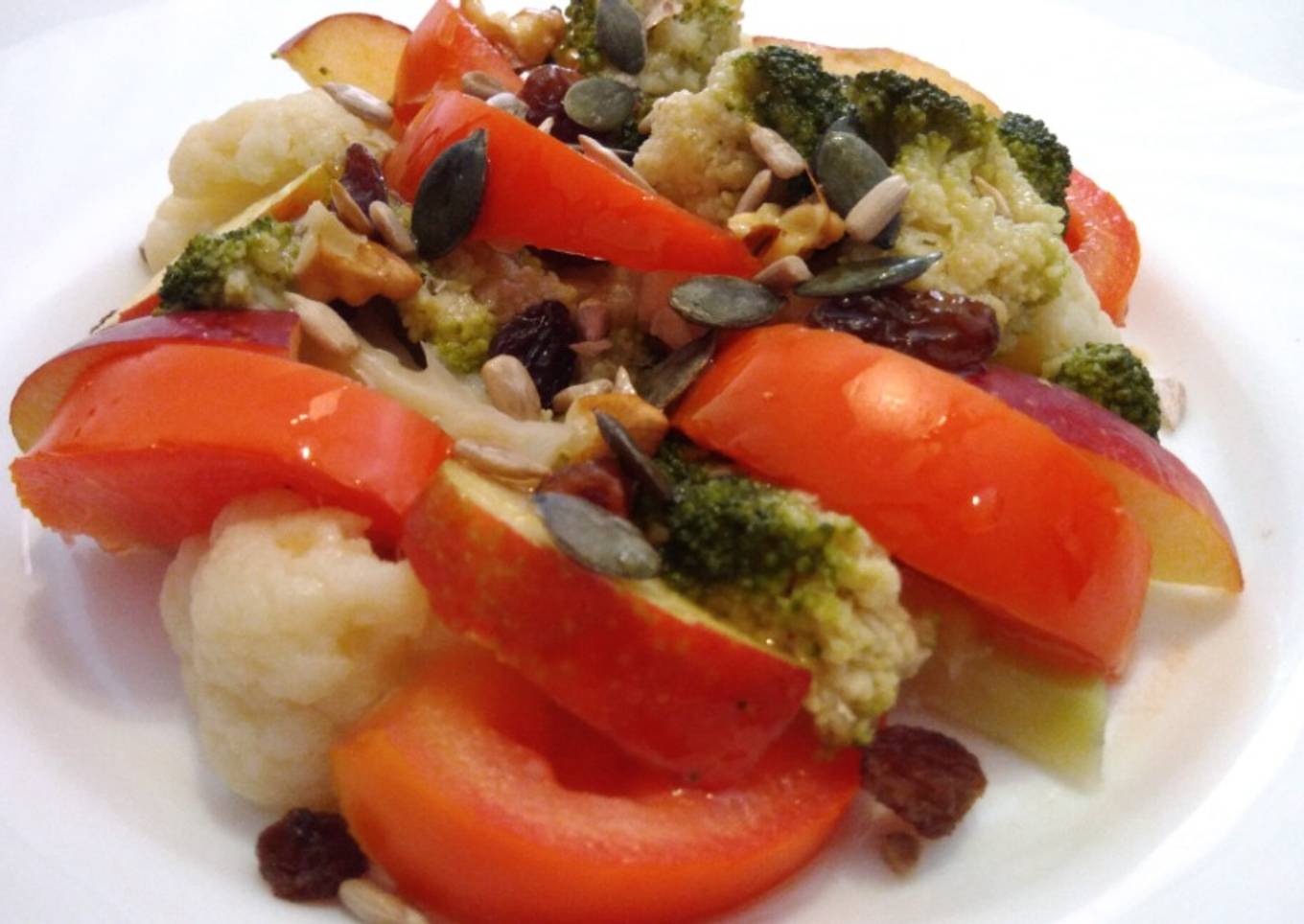 Ensalada de brócoli y coliflor