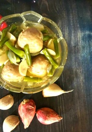 Foto resep Buncis bakso kuah