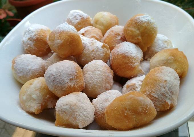 Resep Donat mini tanpa telur yang Enak