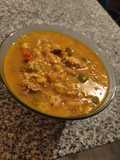 Mi clásica sopa de estrellas con pollo y verduras asadas💞