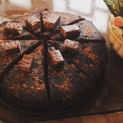 A picture of Wheat Flour Chocolate Cake.