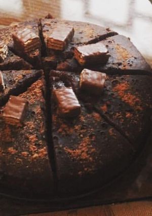 A picture of Wheat Flour Chocolate Cake.