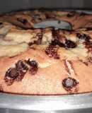 Budín de vainilla con chispitas de chocolate