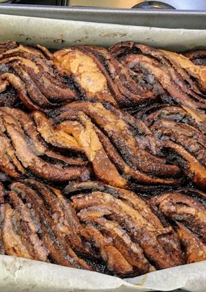 Fahéjas-kakaós kalács recept fotója