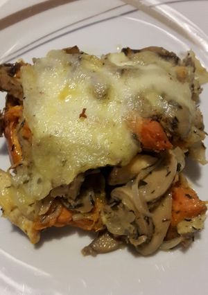 Töltött édesburgonya recept fotója