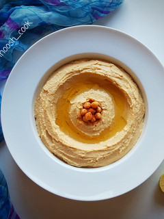عکسی از دستور حمص (حمص بطحينه)