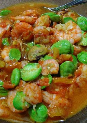 Foto resep Mercon Pete Udang Saus Tiram