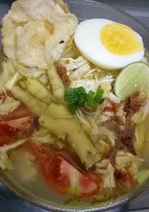 Foto resep Soto ayam bening simple