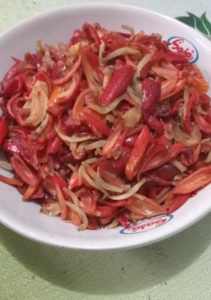 Foto resep Tumis kulit melinjo dan teri medan