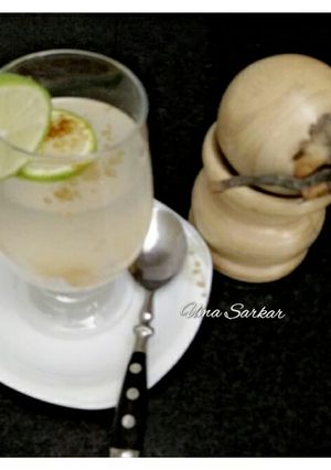 A picture of Tender coconut water lemonade.