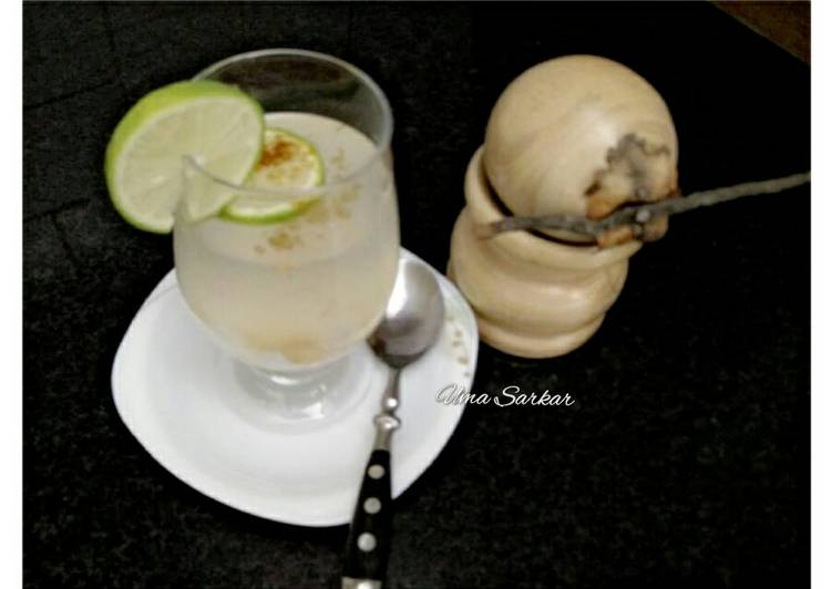 Tender coconut water lemonade