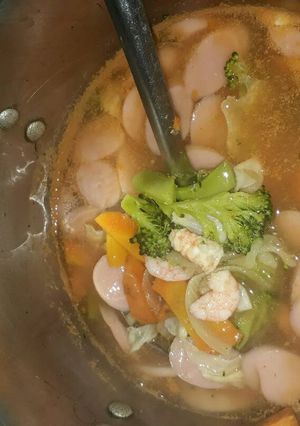 Foto resep Sop merah udang