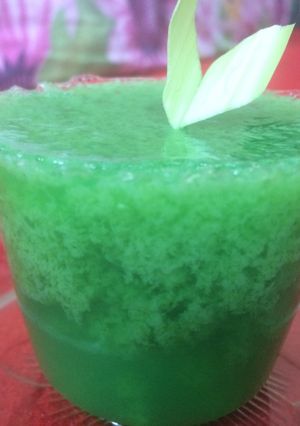 Foto resep Puding lumut daun pandan