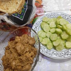 A picture of Afghani Malai Karahi.