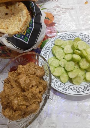 A picture of Afghani Malai Karahi.