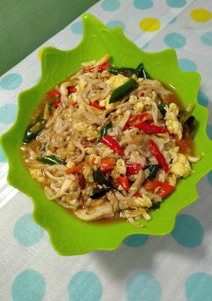 Foto resep Jamur lombok ijo + telur orak-arik,,mantap 👍👍