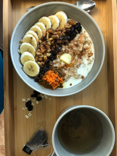 A picture of Golden Carrot Cake Oatmeal.