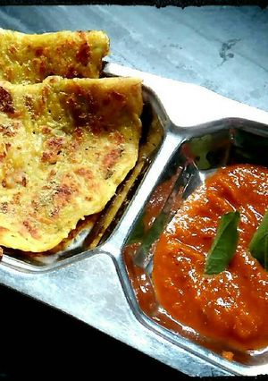 A picture of Potato Omlet.