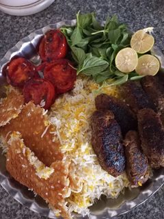 عکسی از دستور کباب تابه ای