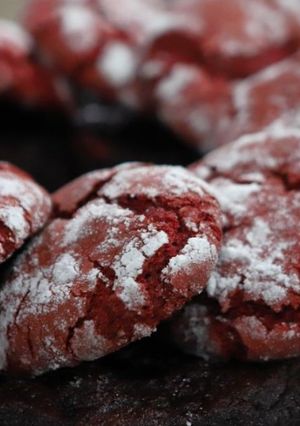 Una foto de Bizcochitos de red velvet