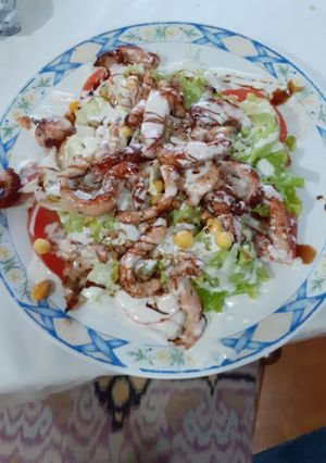 Una foto de Ensalada César de pavo