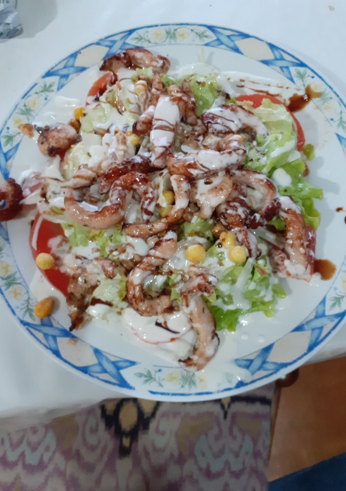 Una foto de Ensalada César de pavo