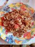 Moños con tomates y aceitunas (veraniegos)