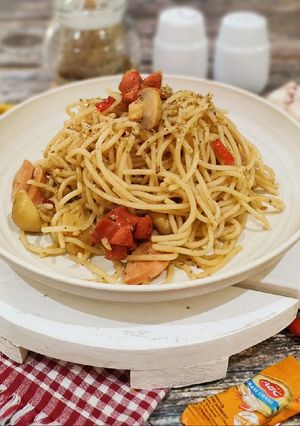 Foto resep Spaghetti Aglio E Olio Sedap & Gurih