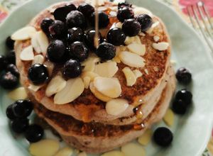 Una foto de Hot cakes de trigo sarraceno