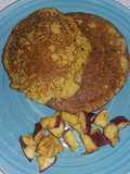 Pan cakes de avena, manzana y canela