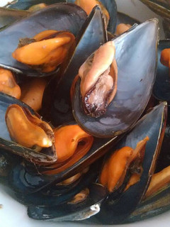 Una foto de Mejillones al vapor