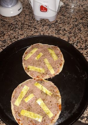 صورة لوصفة بيتزا بطبوط