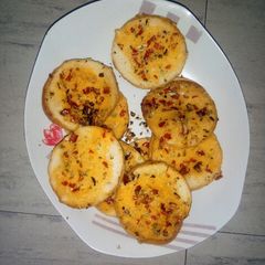 A picture of Garlic bread.#bakingForKids.