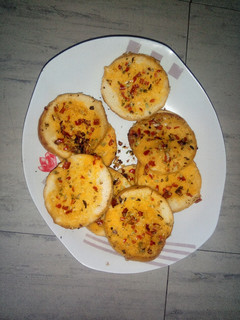 A picture of Garlic bread.#bakingForKids.
