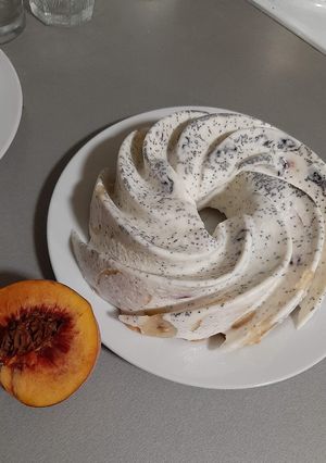 Фото Холодный кекс без выпечки🍑.