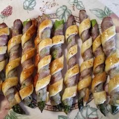 Asparagus twists A picture of Asparagus twists.