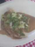 Pollo en mole verde